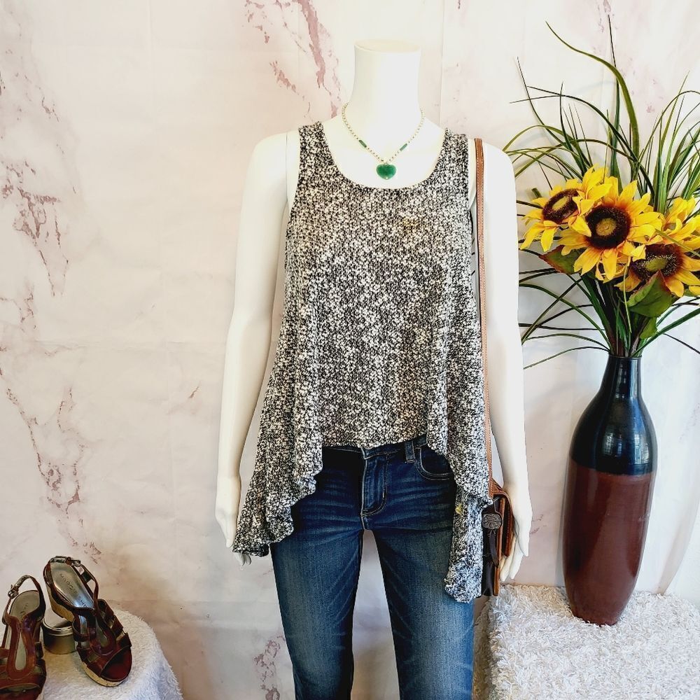 Phanuel high low knit top